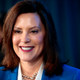 Michigan Gov. Gretchen Whitmer speaks at the General Motors Detroit- Hamtramck assembly plant on January 27, 2020, in Detroit, Michigan.